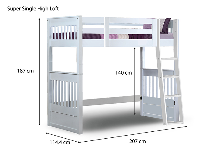 Riley Super Single High Loft